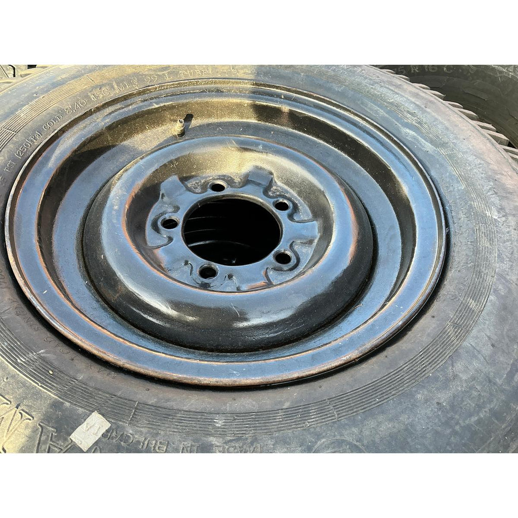 15 Inch Rim and Tire Set – Classic Bukhanka – 8.40-15C – Used - Price per Set - - UAZ spare parts