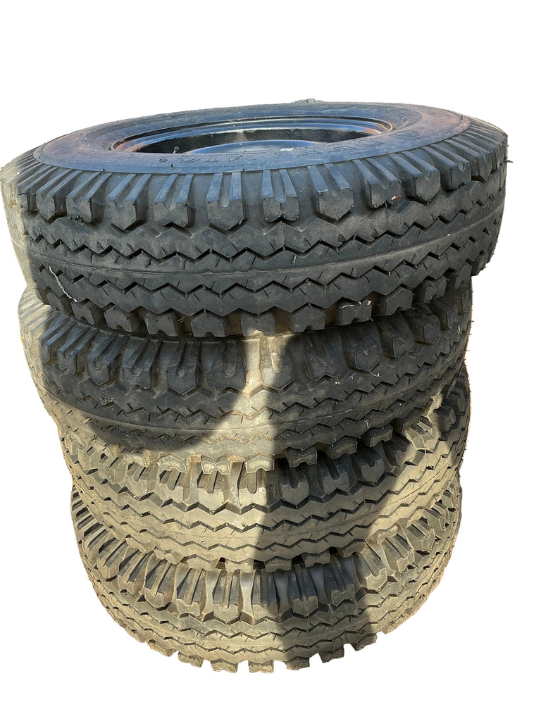 15 Inch Rim and Tire Set – Classic Bukhanka – 8.40 - 15C – Used - Price per Set – UAZPARTS.COM UAZ PART – OEM 