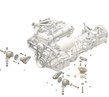 Carica l'immagine nel visualizzatore di Gallery, Supporto motore posteriore - Hunter e 469, Patriot, Profi - OEM 316000100104400