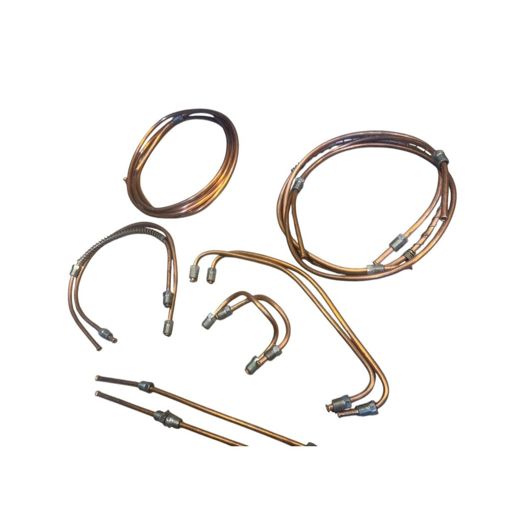 Copper Brake Line Set (11 pcs) – Bukhanka Classic (2.4L & 2.9L) – OEM 3741-11-01 - Brake system - UAZ spare parts
