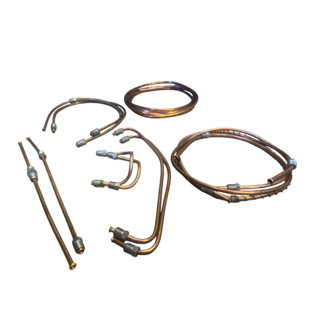 Copper Brake Line Set (11 pcs) – Bukhanka Classic (2.4L & 2.9L) – OEM 3741-11-01 - Brake system - UAZ spare parts