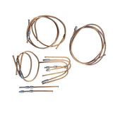 Réz fékcső készlet (11 db) – Bukhanka Classic (2.4L és 2.9L) – OEM 3741-11-03