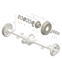 Laden Sie das Bild in den Galerie-Viewer, Differential Oil Seal – Bukhanka (Classic 2.4L &amp; 2.9L, Modern 2.7L), Hunter &amp; 469 (2.4L, 2.7L &amp; 2.9L) – OEM 316300-3103038 / 3163-3103038 / 3741-3103038 - Axles, cardan &amp; suspension - UAZ spare parts