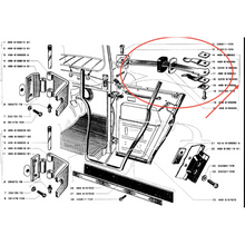 Заредете изображението в галерията, Door Check/stop - Hunter &amp; 469 469-6106082 - - UAZ spare parts