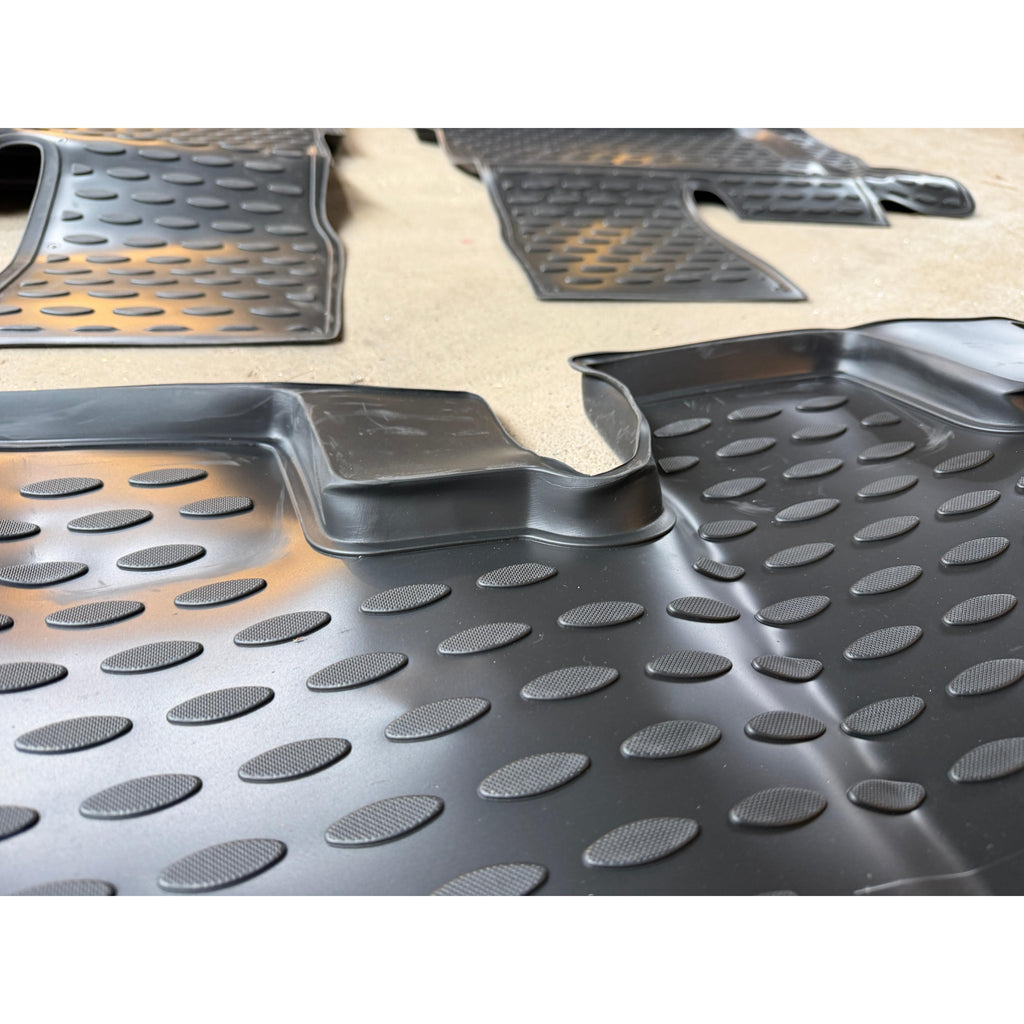 Floor Mat Set Front & Rear, 3 pcs - Hunter & 469 (2.4L/2.7L/2.9L)- OEM 07166 - - UAZ spare parts