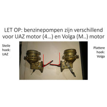 Заредете изображението в галерията, Fuel Pump – Bukhanka Classic &amp; Hunter/469 (2.4L &amp; 2.9L Carburetor) Volga Engine – OEM 901-1106010 VDT. Double thule connection. - Fuel - UAZ spare parts