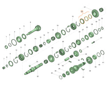 Carica l'immagine nel visualizzatore di Gallery, Anello sincronizzatore 1ª marcia 5 marce - Bukhanka moderna (2,7L); Hunter e 469 (2,7L) OEM 255-1701115