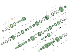 Charger l&#39;image dans la galerie, Roulement d&#39;extrémité de l&#39;arbre d&#39;entrée de boîte de vitesses 5 vitesses – Qualité Western – Bukhanka (2,7L), Hunter &amp; 469 - 315195170103200