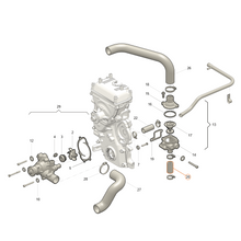 Заредете изображението в галерията, Silicone Thermostat Hose - 2.7L UAZ Models - OEM 406-1306035-10 - - UAZ spare parts