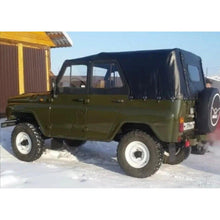 Заредете изображението в галерията, Tarpaulin Cover Black - Hunter &amp; 469 (2.4L &amp; 2.9L) - OEM OEMXXX-black - - UAZ spare parts