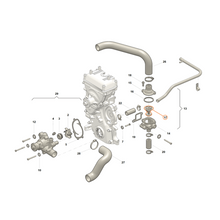 Load image into Gallery viewer, Thermostat 80 Degrees – Bukhanka Modern, Hunter &amp; 469 (2.7L), Patriot, Profi – OEM 040600130610000-80 - Engine - UAZ spare parts