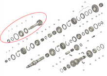 Laden Sie das Bild in den Galerie-Viewer, ADS 5 - Speed Gear &amp; Shaft Set 1–6 - Bukhanka Modern (2.7L), Hunter &amp; 469 (2.7L) – UAZPARTS.COM UAZ PART – OEM 220600170001001-1to6