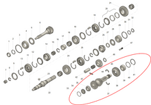Načíst obrázek do prohlížeče Galerie, ADS 5 - Speed Gear &amp; Shaft Set 33–41 - Bukhanka Modern (2.7L), Hunter &amp; 469 (2.7L) – UAZPARTS.COM UAZ PART – OEM 2206170001001-33to41