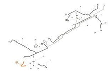 Įkelti paveikslėlį į galerijos peržiūrą, Brake Hose Rear (460 mm) – Bukhanka (Modern 2.7L), – OEM 3160-3506085 - Brake system - UAZ spare parts