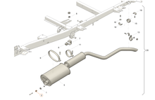 Load image into Gallery viewer, Exhaust spring tension Kit 2pcs - Bukhanka Modern (2.7L) - OEM 3160-20-1203255-01