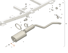 Load image into Gallery viewer, Exhaust spring tension Kit 2pcs - Bukhanka Modern (2.7L) - OEM 3160 - 20 - 1203255 - 01 – UAZPARTS.COM UAZ PART – OEM 