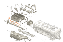 Ielādēt attēlu galerijas skatītājā, Intake Manifold Gasket – Bukhanka Modern (2.7L), Hunter &amp; 469 (2.7L), Patriot, Profi – OEM 4.091.008.085 - Engine - UAZ spare parts