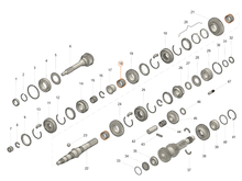 Заредете изображението в галерията, Needle Bearing 5spd - Hunter &amp; 469, Bukhanka Modern - OEM 315195170111100 Western Quality – UAZPARTS.COM UAZ PART – OEM 315195170111100