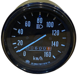 Speedometer 100 mm Classic – Bukhanka Classic (2.4/2.9L), Hunter & 469 – OEM 61.3802 / 67.3802 – UAZPARTS.COM UAZ onderdeel – OEM 61.3802/67.3802