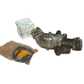 Thermostat Housing with Thermostat and Gasket – Bukhanka Classic (2.4L & 2.9L) / Hunter & 469 (2.9L) – OEM XXX – UAZPARTS.COM UAZ onderdeel – OEM XXX