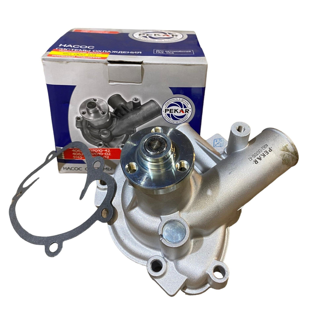 Water Pump Cast Iron 38 mm Shaft – Bukhanka Modern (2.7L), Hunter & 469 (2.7L) – OEM 4062 - 1307010 - 42 – Truckman UAZ onderdeel – OEM 4062 - 1307010 - 42