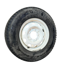Afbeelding in Gallery-weergave laden, Wheel &amp; Tire Set 16in White 225/75R16 (5x) – Hunter &amp; 469; Bukhanka – USED – UAZPARTS.COM UAZ PART – OEM 64747447