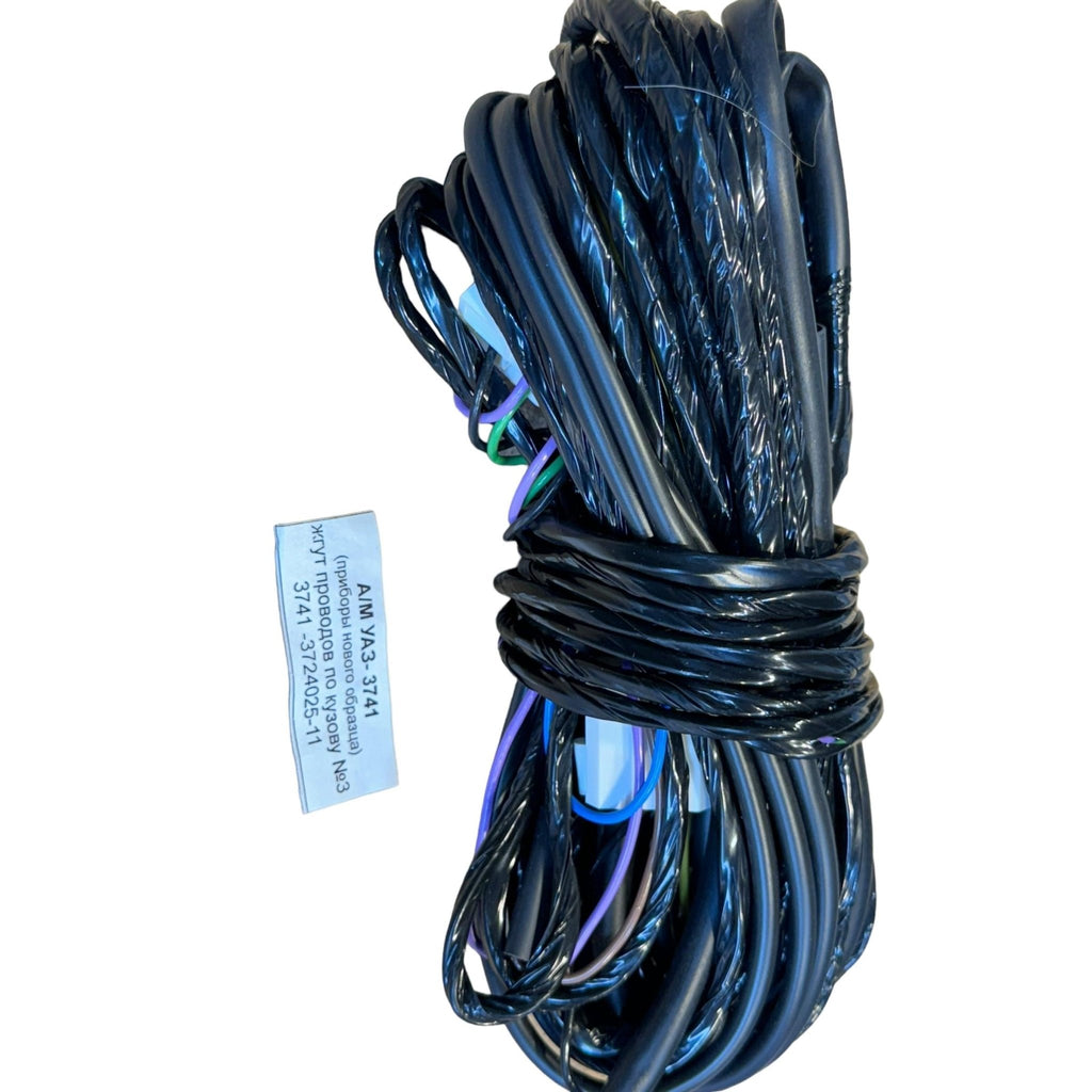 Wiring Harness for Instruments & Switches – Bukhanka Modern (2.7L) – OEM 3741 - 3724017 / 3741 - 3724018 - 63 / 3741 - 025 - 11 – UAZPARTS.COM UAZ onderdeel – OEM 3741 - 3724017 / 3741 - 3724018 - 63 / 3741 - 025 - 11